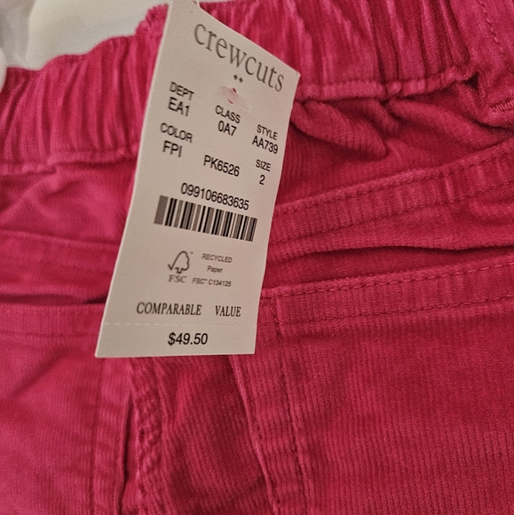 J. Crew Crewcuts Girls' Anywhere Corduroy Pants - Picture 5 of 5